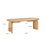 Fairmont Natural Oak Oval Dining Table by Richmond Interiors - Maison Rêves UK