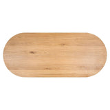 Fairmont Natural Oak Oval Dining Table by Richmond Interiors - Maison Rêves UK