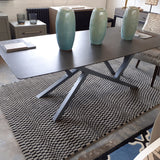 Strata Angle Dark Walnut Dining Table by Eccotrading Design London - Interitower | UK 