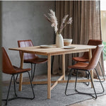 Fernhaven Solid Oak Dining Table - Maison Rêves UK