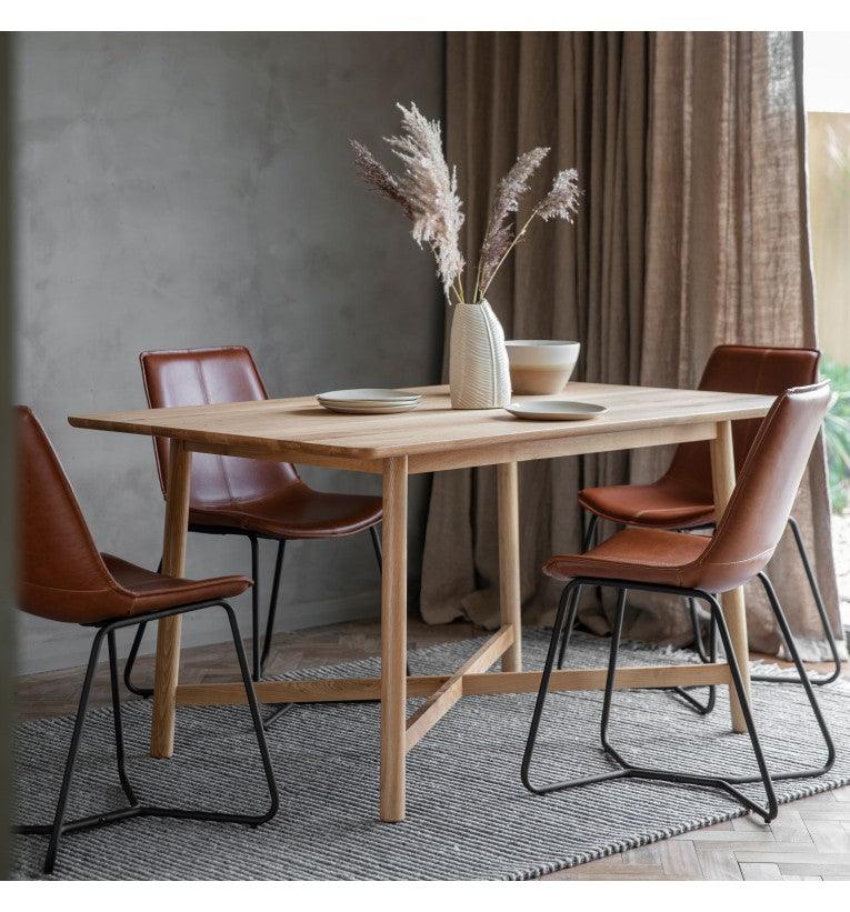 Fernhaven Solid Oak Dining Table - Maison Rêves UK