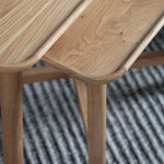 Fernhaven Solid Oak Nest Of 2 Tables - Maison Rêves UK