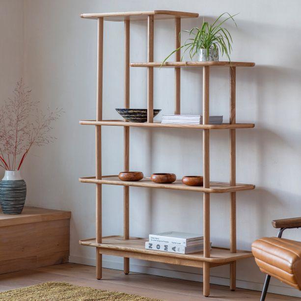 Fernhaven Solid Oak Open Display - Maison Rêves UK