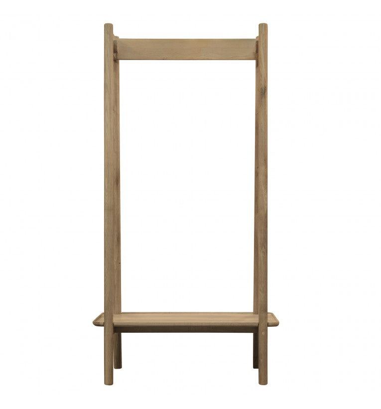 Fernhaven Solid Oak Open Wardrobe - Maison Rêves UK