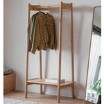 Fernhaven Solid Oak Open Wardrobe - Maison Rêves UK