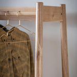 Fernhaven Solid Oak Open Wardrobe - Maison Rêves UK