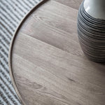 Fernhaven Solid Oak Round Coffee Table Grey - Maison Rêves UK