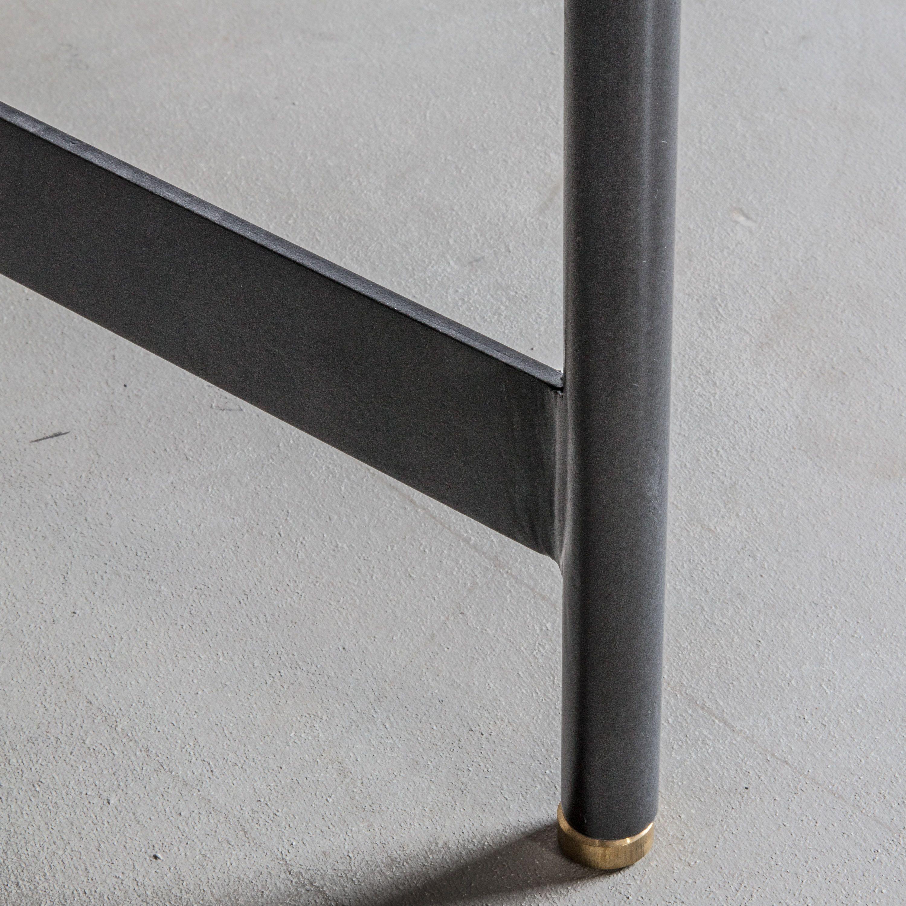 Fleurique Iron Nest Of 2 Tables with Mango Wood Top - Maison Rêves UK