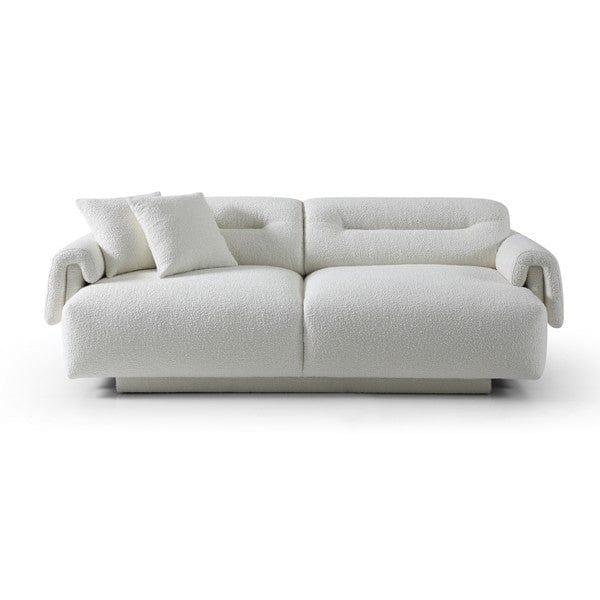 Frankie 3-Seater Sofa - Chex Polar Boucle - Maison Rêves UK