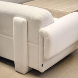 Frankie 3-Seater Sofa - Chex Polar Boucle - Maison Rêves UK