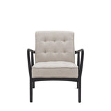 Havenstone Armchair Natural Weave with Oak Frame - Maison Rêves UK