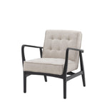 Havenstone Armchair Natural Weave with Oak Frame - Maison Rêves UK