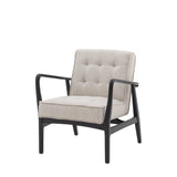 Havenstone Armchair Natural Weave with Oak Frame - Maison Rêves UK