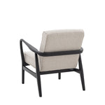 Havenstone Armchair Natural Weave with Oak Frame - Maison Rêves UK