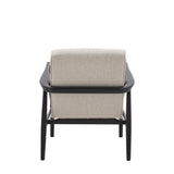 Havenstone Armchair Natural Weave with Oak Frame - Maison Rêves UK