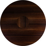 Joburg Ø120 Brown Wooden Circular Dining Table