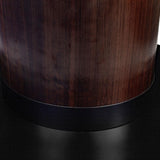 Joburg Ø120 Brown Wooden Circular Dining Table - Maison Rêves UK