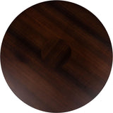 Joburg Ø120 Brown Wooden Circular Dining Table - Maison Rêves UK