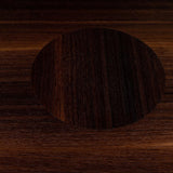 Joburg Ø120 Brown Wooden Circular Dining Table - Maison Rêves UK