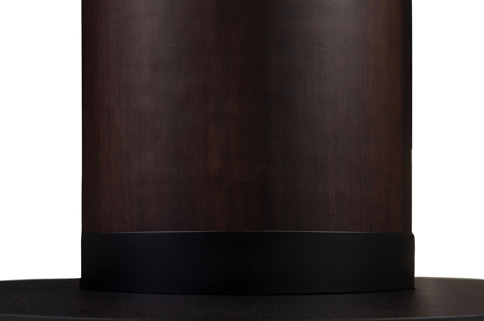 Joburg Ø120 Brown Wooden Circular Dining Table - Maison Rêves UK