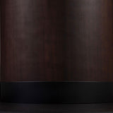 Joburg Ø120 Brown Wooden Circular Dining Table - Maison Rêves UK