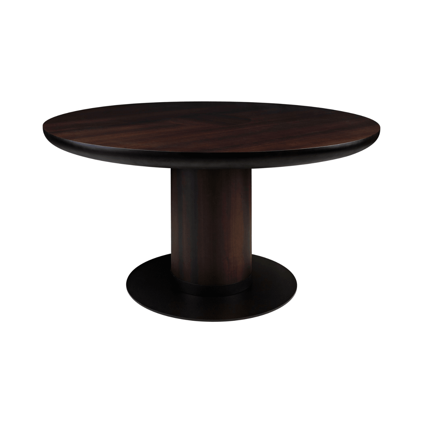 Joburg Ø150 Brown Wooden Circular Dining Table - Maison Rêves UK