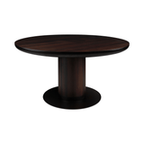 Joburg Ø150 Brown Wooden Circular Dining Table - Maison Rêves UK