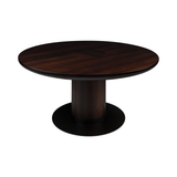 Joburg Ø150 Brown Wooden Circular Dining Table - Maison Rêves UK