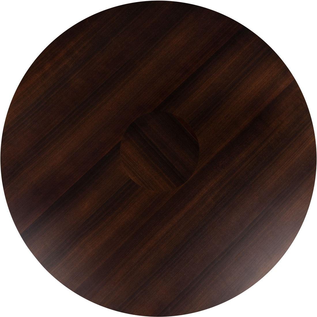 Joburg Ø150 Brown Wooden Circular Dining Table - Maison Rêves UK