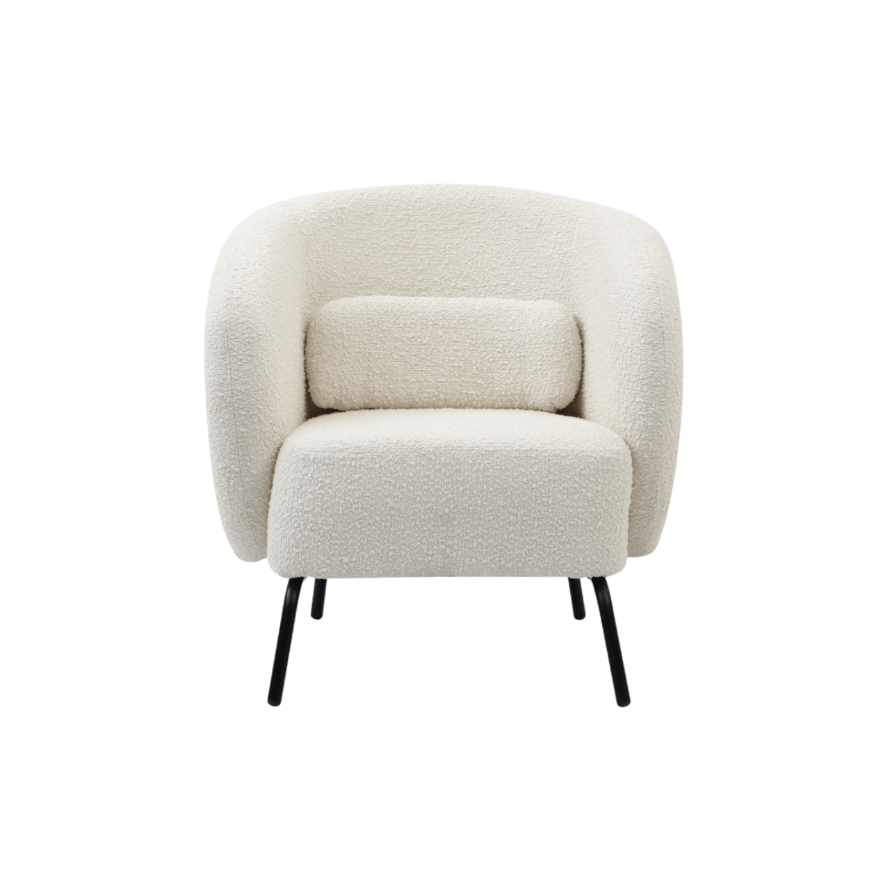 Joey Boucle Upholstered Armchair by Twenty10 Designs - Maison Rêves UK