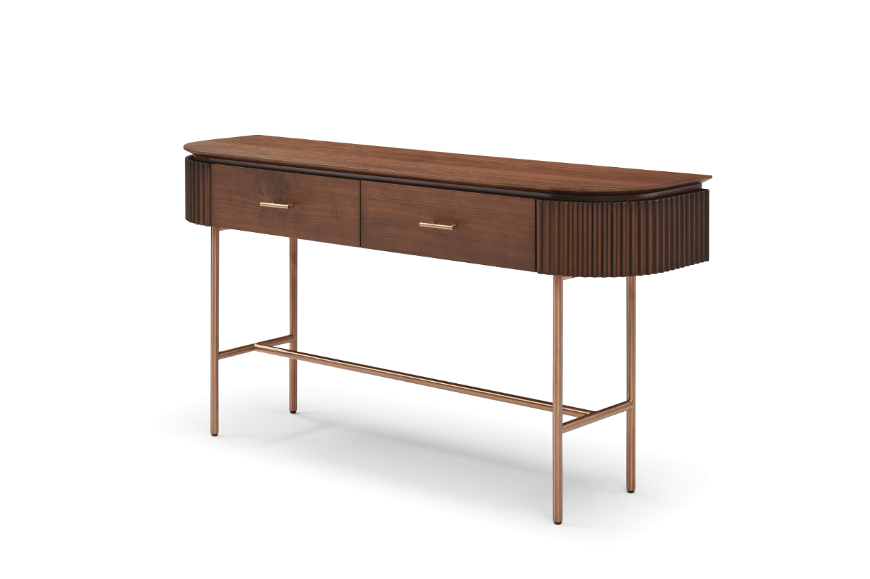 Lantine Console - Walnut - Maison Rêves UK