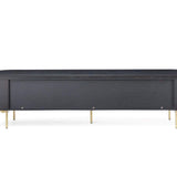 Lantine TV Unit - Matte Black Oak - Maison Rêves UK