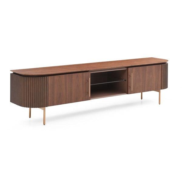 Lantine TV Unit - Walnut - Maison Rêves UK