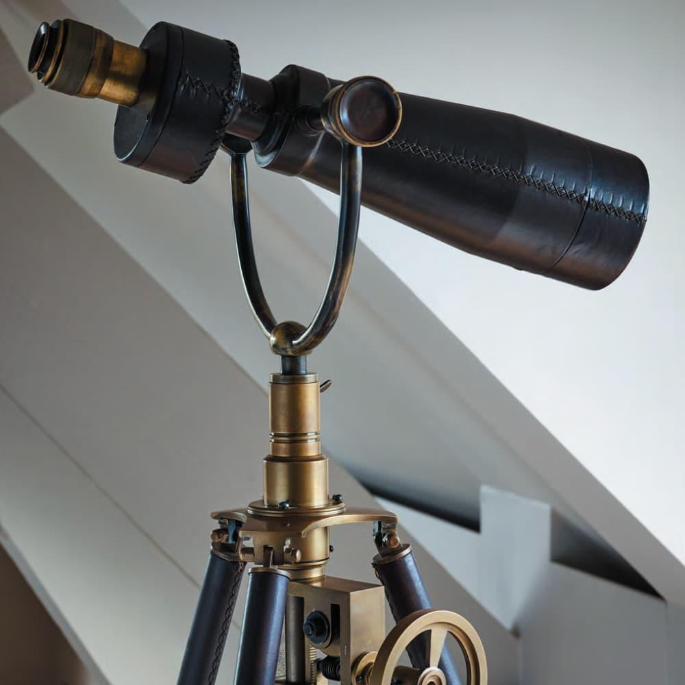 Leather Monocular on Tripod by Authentic Models - Maison Rêves UK
