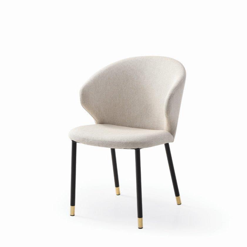 Lexy Dining Chair - Warwick Bodhi Linen - Maison Rêves UK