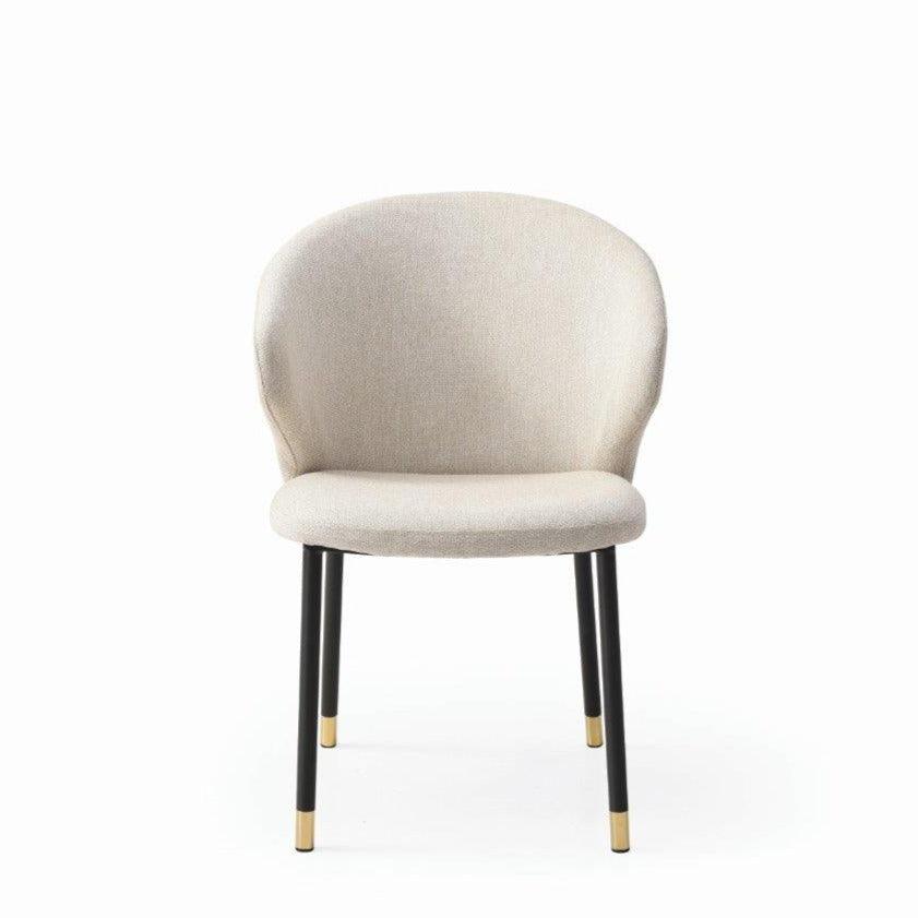 Lexy Dining Chair - Warwick Bodhi Linen - Maison Rêves UK
