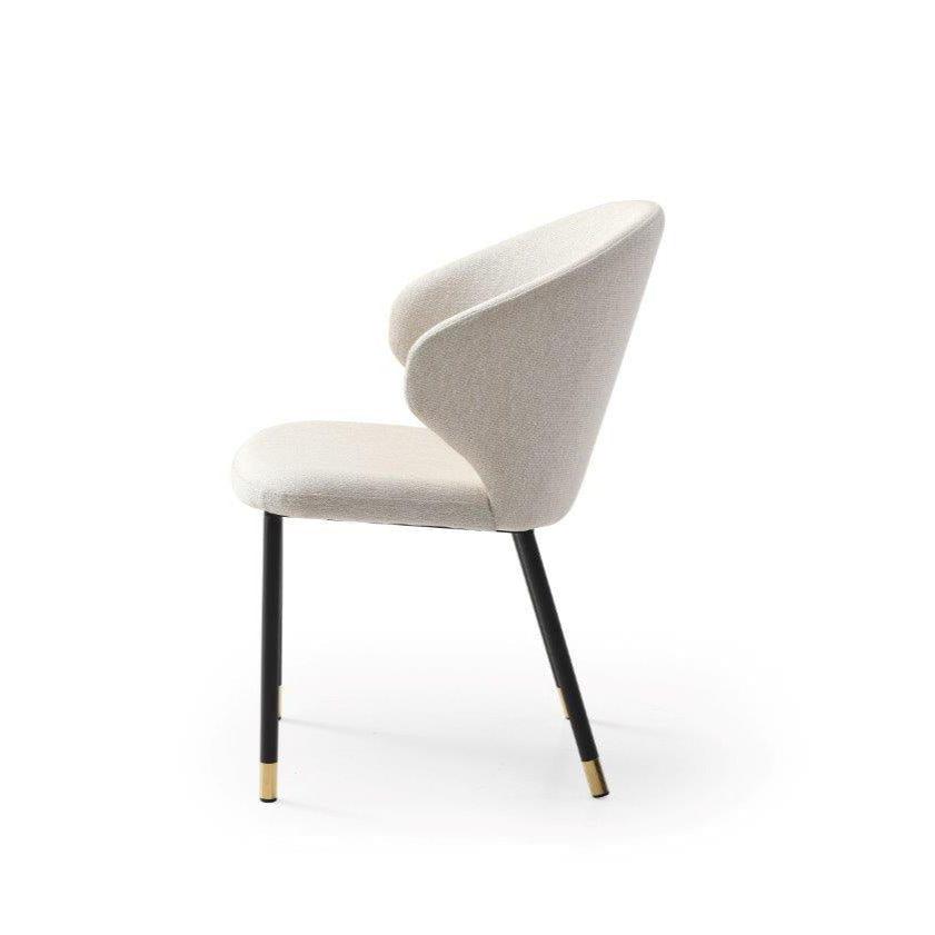 Lexy Dining Chair - Warwick Bodhi Linen - Maison Rêves UK