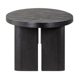 Lilly Large Oval Recycled Oak Dining Table in Dark Coffee by Richmond Interiors - Maison Rêves UK