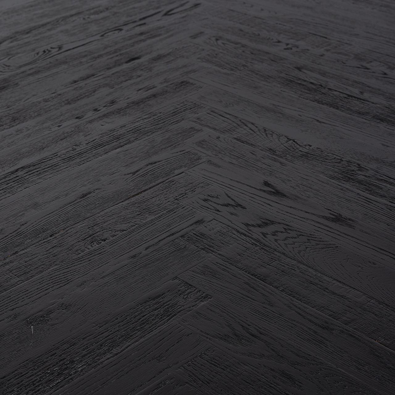 Lilly Large Oval Recycled Oak Dining Table in Dark Coffee by Richmond Interiors - Maison Rêves UK