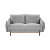 Louie Grey Linen 2 Seat Sofa by Twenty10 Designs