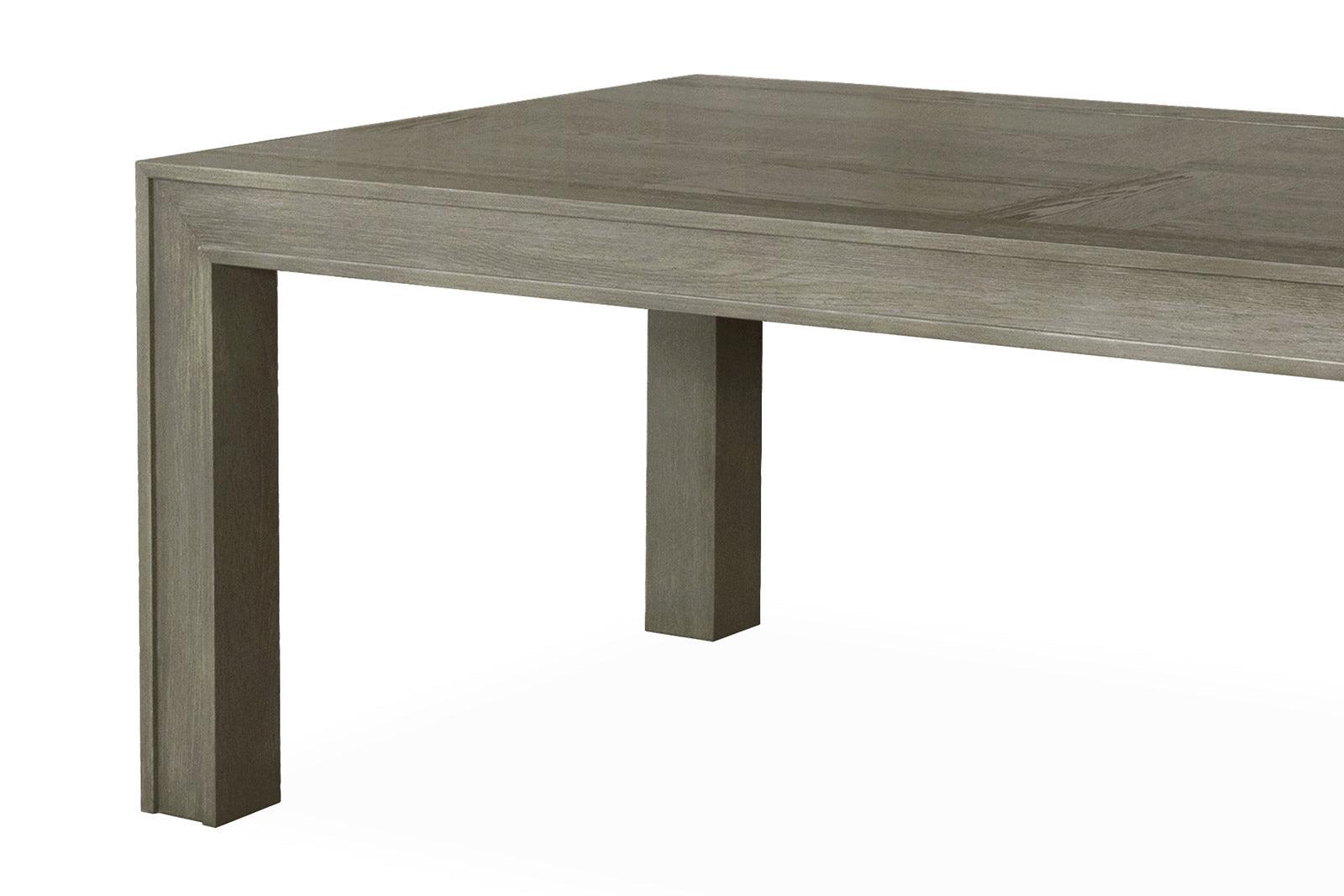 Lucca Textured Grey/Taupe Oak Dining Table by Berkeley Designs - Maison Rêves UK