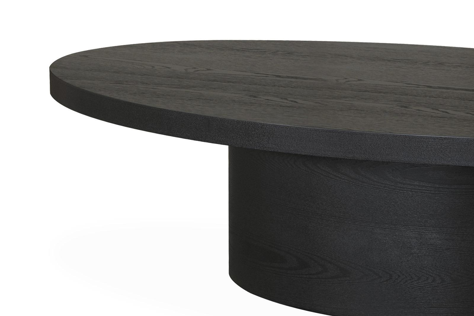 Lugano Textured Dark Oak Coffee Table by Berkeley Designs - Maison Rêves UK