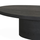 Lugano Textured Dark Oak Coffee Table by Berkeley Designs - Maison Rêves UK