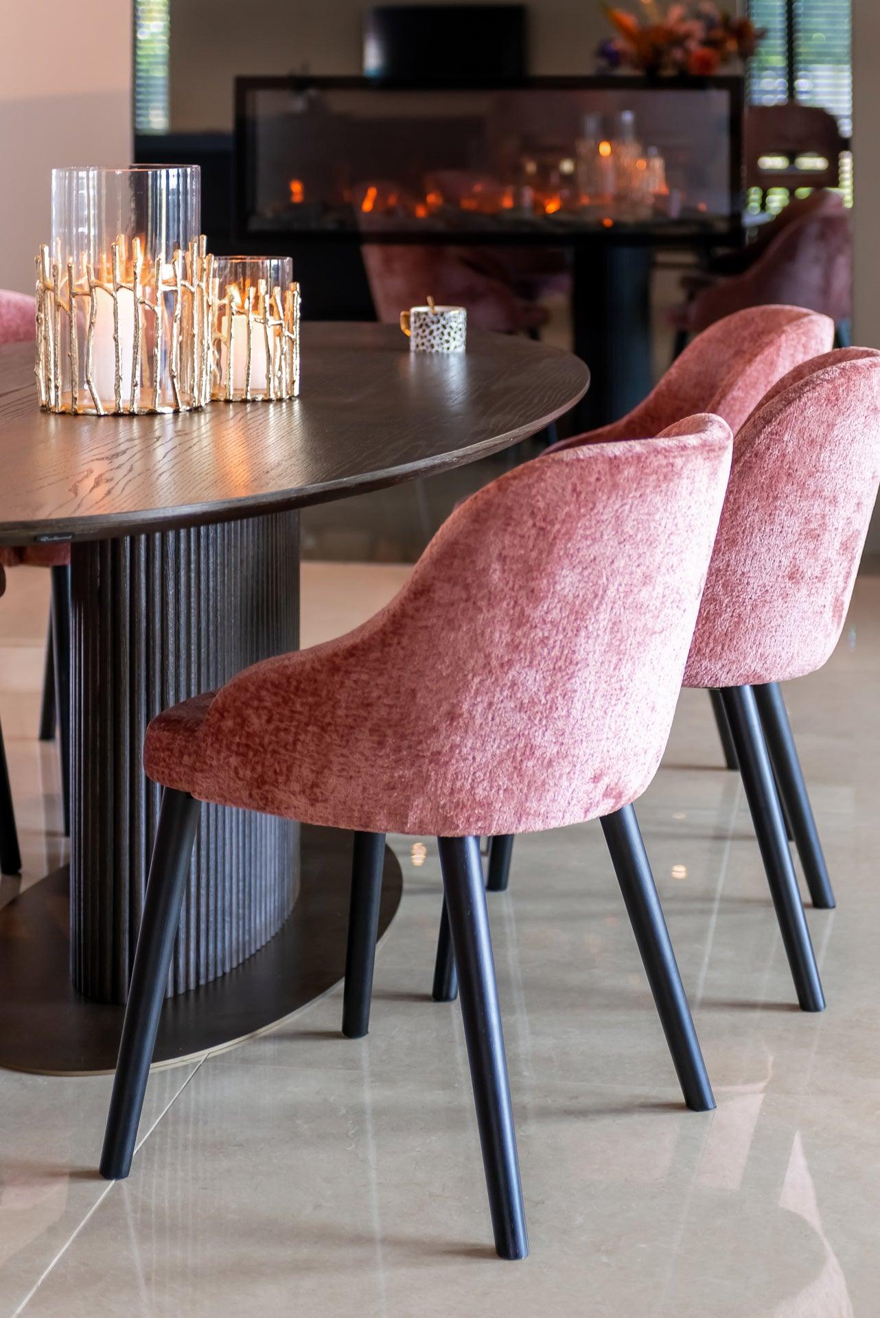 Luxor Brown Oval Wooden Dining Table by Richmond Interiors - Maison Rêves UK