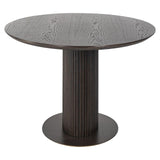 Luxor Brown Oval Wooden Dining Table by Richmond Interiors - Maison Rêves UK