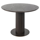 Luxor Brown Oval Wooden Dining Table by Richmond Interiors - Maison Rêves UK