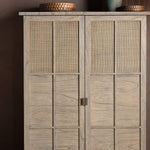 Mariposa 2 Door Wooden Cupboard - Maison Rêves UK