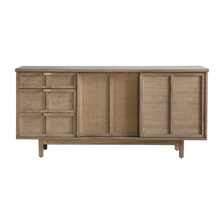 Mariposa 3 Drawer 2 Door Wooden Sideboard - Maison Rêves UK
