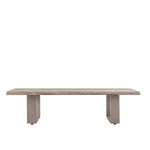 Marvena Acacia Wood Coffee Table with Iron Legs - Maison Rêves UK