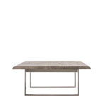 Marvena Acacia Wood Coffee Table with Iron Legs - Maison Rêves UK